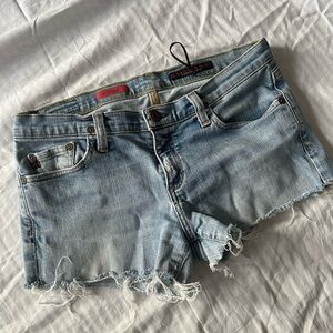 AG Jean Shorts, Cut-Off Distressed Size 28